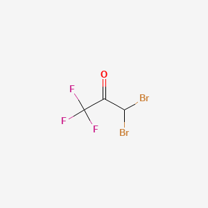3,3-dibromo-1,1,1-trifluoropropan-2-one CAS 431-67-4