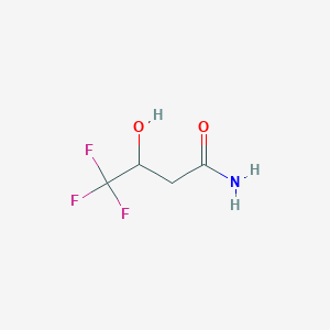 4,4,4-trifluoro-3-hydroxybutanamide CAS 453-34-9