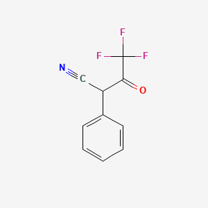 4,4,4-trifluoro-3-oxo-2-phenylbutanenitrile CAS 492-16-0