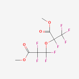 methyl 2,3,3,3-tetrafluoro-2-(1,1,2,2-tetrafluoro-3-methoxy-3-oxopropoxy)propanoate CAS 50733-66-9