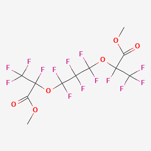methyl 2,3,3,3-tetrafluoro-2-[1,1,2,2,3,3-hexafluoro-3-(1,1,1,2-tetrafluoro-3-methoxy-3-oxopropan-2-yl)oxypropoxy]propanoate CAS 50733-67-0