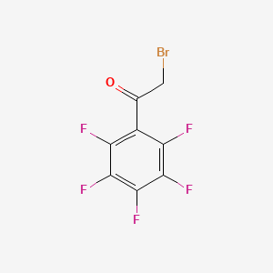 2-bromo-1-(2,3,4,5,6-pentafluorophenyl)ethanone CAS 5122-16-7
