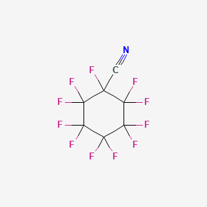 1,2,2,3,3,4,4,5,5,6,6-undecafluorocyclohexane-1-carbonitrile CAS 51579-56-7