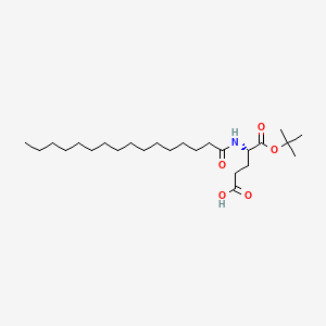 (4S)-4-(hexadecanoylamino)-5-[(2-methylpropan-2-yl)oxy]-5-oxopentanoic acid CAS 536721-25-2