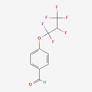 4-(1,1,2,3,3,3-hexafluoropropoxy)benzaldehyde CAS 55321-69-2