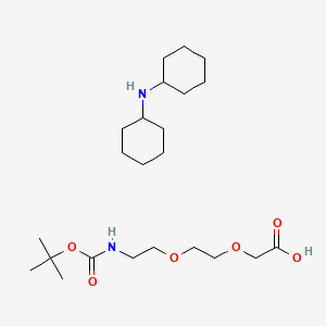 N-cyclohexylcyclohexanamine;2-[2-[2-[(2-methylpropan-2-yl)oxycarbonylamino]ethoxy]ethoxy]acetic acid CAS 560088-79-1