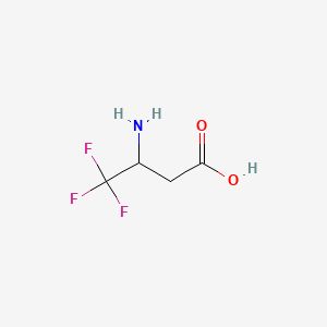 3-amino-4,4,4-trifluorobutanoic acid CAS 584-20-3