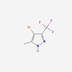 4-bromo-5-methyl-3-(trifluoromethyl)-1H-pyrazole CAS 60061-68-9