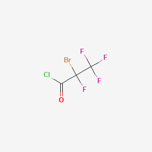 2-bromo-2,3,3,3-tetrafluoropropanoyl chloride CAS 6066-45-1
