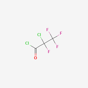 2-chloro-2,3,3,3-tetrafluoropropanoyl chloride CAS 6066-46-2
