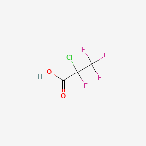 2-chloro-2,3,3,3-tetrafluoropropanoic acid CAS 6189-02-2