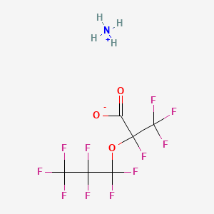 azanium 2,3,3,3-tetrafluoro-2-(1,1,2,2,3,3,3-heptafluoropropoxy)propanoate CAS 62037-80-3