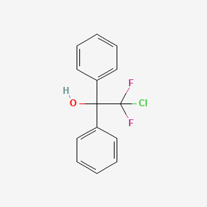 2-chloro-2,2-difluoro-1,1-diphenylethanol CAS 6312-18-1