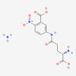 5-[[(4S)-4-amino-4-carboxybutanoyl]amino]-2-nitrobenzoic acid;azane CAS 63699-78-5