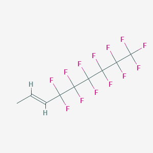 (E)-4,4,5,5,6,6,7,7,8,8,9,9,9-tridecafluoronon-2-ene CAS 63967-46-4
