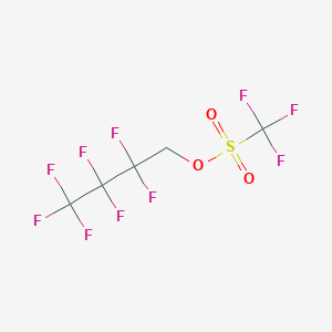 2,2,3,3,4,4,4-heptafluorobutyl trifluoromethanesulfonate CAS 6401-01-0