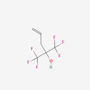 1,1,1-trifluoro-2-(trifluoromethyl)pent-4-en-2-ol CAS 646-97-9
