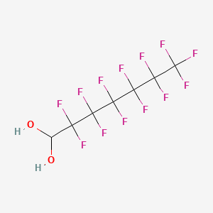 2,2,3,3,4,4,5,5,6,6,7,7,7-tridecafluoroheptane-1,1-diol CAS 64739-16-8