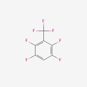 1,2,4,5-tetrafluoro-3-(trifluoromethyl)benzene CAS 651-80-9