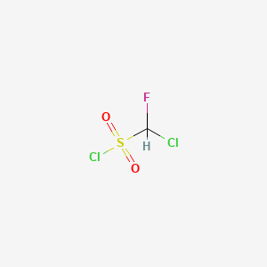 chloro(fluoro)methanesulfonyl chloride CAS 65269-92-3