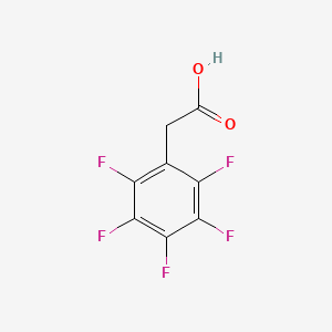 2-(2,3,4,5,6-pentafluorophenyl)acetic acid CAS 653-21-4