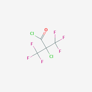 2-chloro-3,3,3-trifluoro-2-(trifluoromethyl)propanoyl chloride CAS 662-19-1
