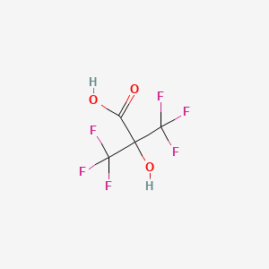 3,3,3-trifluoro-2-hydroxy-2-(trifluoromethyl)propanoic acid CAS 662-22-6