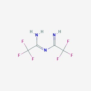 2,2,2-trifluoro-N'-(2,2,2-trifluoroethanimidoyl)ethanimidamide CAS 675-05-8