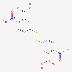 5-[(3-carboxy-4-nitrophenyl)disulfanyl]-2-nitrobenzoic acid CAS 69-78-3