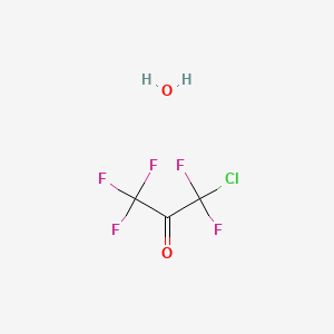 1-chloro-1,1,3,3,3-pentafluoropropan-2-one;hydrate CAS 6984-99-2