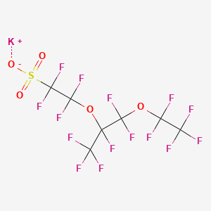 potassium 1,1,2,2-tetrafluoro-2-[1,1,1,2,3,3-hexafluoro-3-(1,1,2,2,2-pentafluoroethoxy)propan-2-yl]oxyethanesulfonate CAS 70755-50-9