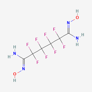2,2,3,3,4,4,5,5-octafluoro-1-N',6-N'-dihydroxyhexanediimidamide CAS 7170-05-0