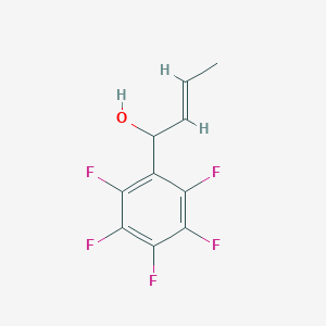 (E)-1-(2,3,4,5,6-pentafluorophenyl)but-2-en-1-ol CAS 73727-06-7