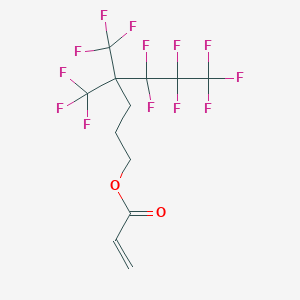 [5,5,6,6,7,7,7-heptafluoro-4,4-bis(trifluoromethyl)heptyl] prop-2-enoate CAS 746180-23-4