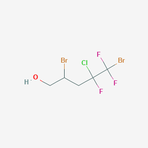 2,5-dibromo-4-chloro-4,5,5-trifluoropentan-1-ol CAS 757-04-0