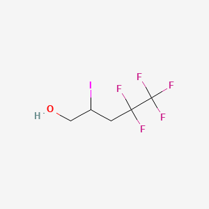 4,4,5,5,5-pentafluoro-2-iodopentan-1-ol CAS 757-06-2