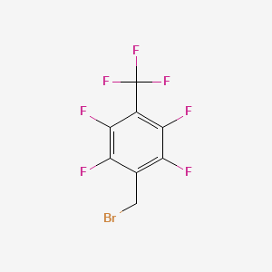 1-(bromomethyl)-2,3,5,6-tetrafluoro-4-(trifluoromethyl)benzene CAS 76437-40-6