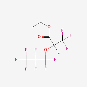 ethyl 2,3,3,3-tetrafluoro-2-(1,1,2,2,3,3,3-heptafluoropropoxy)propanoate CAS 79851-29-9