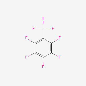 1-[difluoro(iodo)methyl]-2,3,4,5,6-pentafluorobenzene CAS 79865-03-5