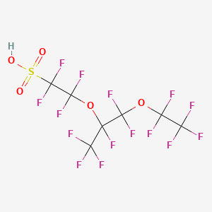 1,1,2,2-tetrafluoro-2-[1,1,1,2,3,3-hexafluoro-3-(1,1,2,2,2-pentafluoroethoxy)propan-2-yl]oxyethanesulfonic acid CAS 80043-98-7
