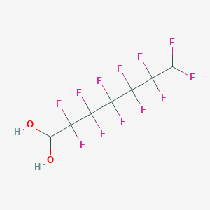 2,2,3,3,4,4,5,5,6,6,7,7-dodecafluoroheptane-1,1-diol CAS 812-87-3