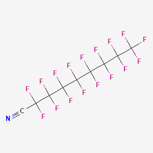2,2,3,3,4,4,5,5,6,6,7,7,8,8,9,9,9-heptadecafluorononanenitrile CAS 82416-71-5