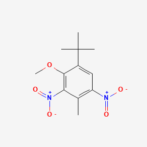 1-tert-butyl-2-methoxy-4-methyl-3,5-dinitrobenzene CAS 83-66-9