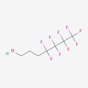 4,4,5,5,6,6,7,7,7-nonafluoroheptan-1-ol CAS 83310-97-8