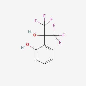 2-(1,1,1,3,3,3-hexafluoro-2-hydroxypropan-2-yl)phenol CAS 836-78-2