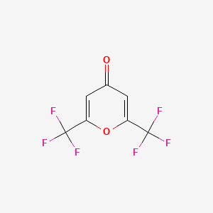 2,6-bis(trifluoromethyl)pyran-4-one CAS 847947-33-5