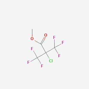 methyl 2-chloro-3,3,3-trifluoro-2-(trifluoromethyl)propanoate CAS 84816-07-9