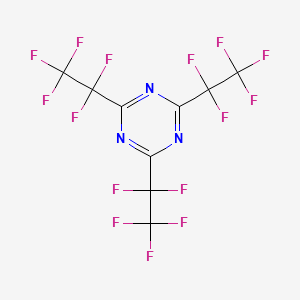 2,4,6-tris(1,1,2,2,2-pentafluoroethyl)-1,3,5-triazine CAS 858-46-8