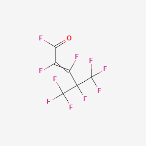 2,3,4,5,5,5-hexafluoro-4-(trifluoromethyl)pent-2-enoyl fluoride CAS 88022-48-4