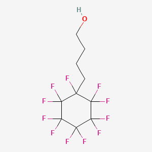 4-(1,2,2,3,3,4,4,5,5,6,6-undecafluorocyclohexyl)butan-1-ol CAS 883546-00-7